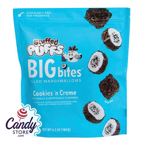 Cookies N Creme Stuffed Puffs Big Bites 8ct Pouches