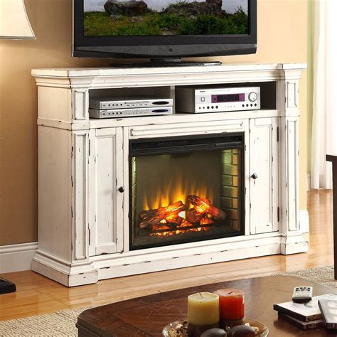 Check out our fireplace wood box selection for the very best in unique or custom, handmade pieces did you scroll all this way to get facts about fireplace wood box? Shop Legends Furniture 58-in W 4,600-BTU Rustic White Wood ...
