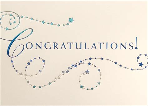 Congratulations In Stars Congratulations Cards From Cardsdirect
