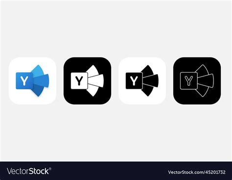 App Icon Microsoft Yammer Royalty Free Vector Image