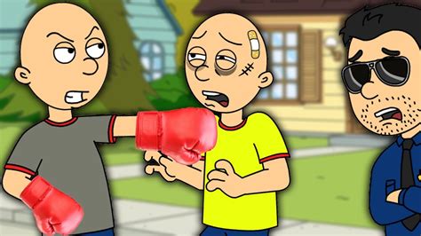 Classic Caillou Beats Up Caillou Grounded Youtube