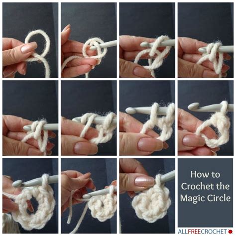 How To Crochet A Magic Circle Magic Circle Crochet Crochet Patterns