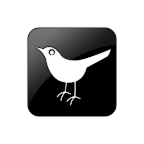 Black Twitter Icon Transparent Background 195396 Free Icons Library