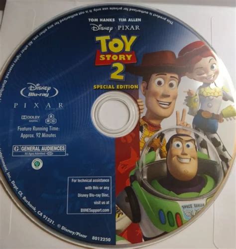 Toy Story 2 Special Edition Blu Ray Disc Only 1999 Pixar Disney 4