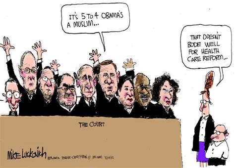 Political Cartoon On Supreme Court To Rule On Health Law By Mike Luckovich Atlanta Journal