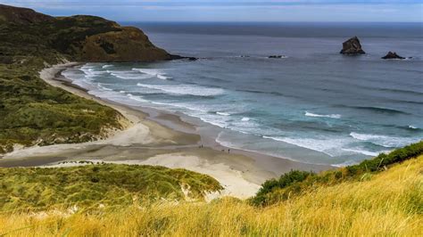 Sandfly Bay Dunedin New Zealand Sandfly Bay Is One Of Th Flickr