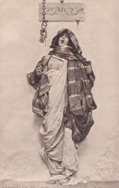 North Africa Arab Nude Slave Women Original S Rare Photo Postcard