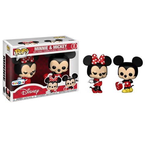 Valentines Day Mickey And Minnie Funko Pop 2 Pack Funko Pop Dolls