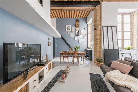 Charming loft apartment in France with modern-industrial aesthetic