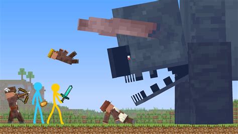 Titan Ravager Animation Vs Minecraft Shorts Ep 23 Youtube