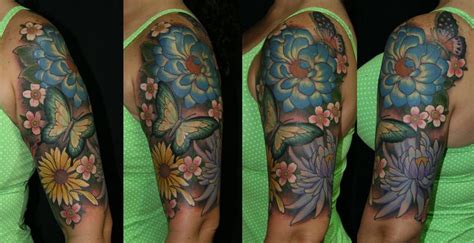 Half Sleeve Flower Tattoos For Women Chris Reed Tattoo