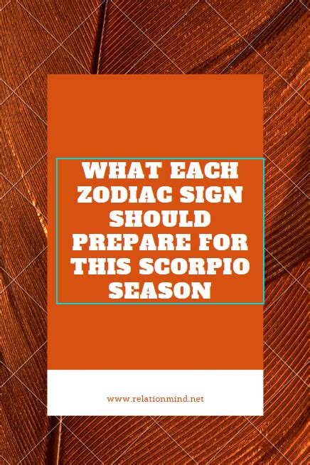 What Each Zodiac Sign Should Prepare For This Scorpio Season Zodiac