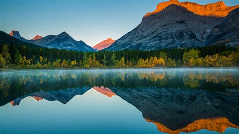3840x2160 Ontario Mountains Reflection Lake 4k Wallpaper Hd Nature 4k