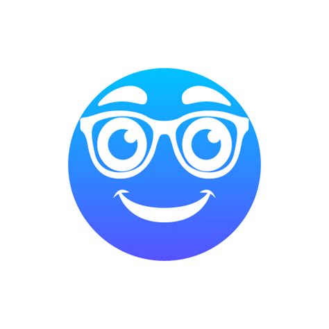 Nerd Glasses Free Smileys Icons