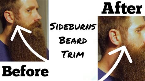 Side Beard How To Trim Sideburns Cleanup Youtube