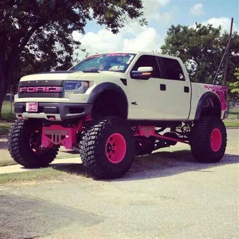 Ford Raptor Lifted Pink Camo