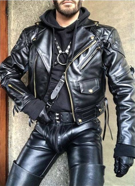 Big Boss Wescos Photo Leather Jacket Men Mens Leather Pants