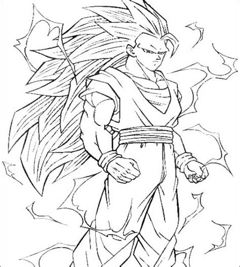 Dibujos De Goku Fase 1000 Goku Super Saiyan 4 Coloring Pictures Goku