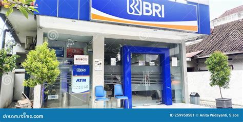 Bank Bri Bank Rakyat Indonesia Office In Indonesia Editorial Photo