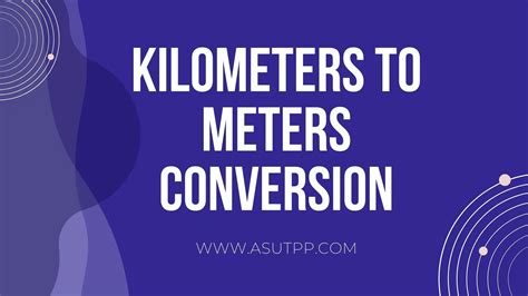 Easy Kilometers To Meters Conversion Calculator Convert Km To M Online