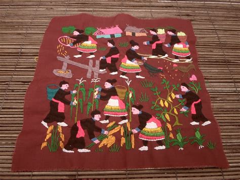 hmong-story-cloth-hmong-folk-art-textile-hand-made-etsy