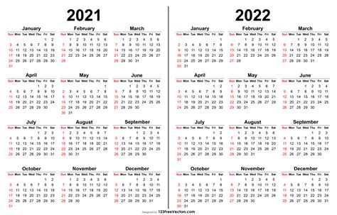 2021 Calendar 2022 Printable Printable Calendar 2021