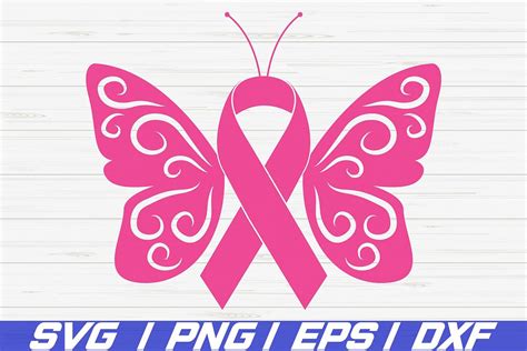 Butterfly Awareness Ribbon SVG / Commercial use / Cut File (300055