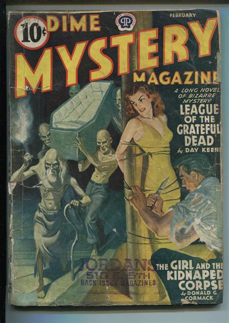 Dime Mystery 21941 Bound Babe Spicy Saucy Pulp Fiction Horror Day