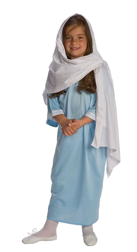 Biblical Character Mary Nativity Costumes Character Dress Up Mary Costume