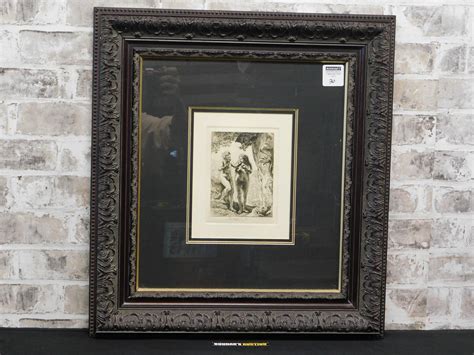 Sold Price Adam And Eve Etching By Rembrandt June 3 0122 1100 Am Edt