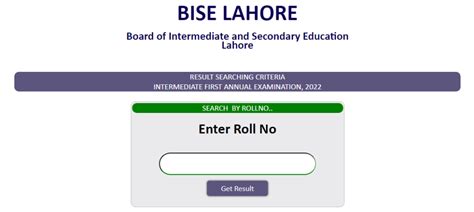 11th Class Result 2023 Bise Lahore Board