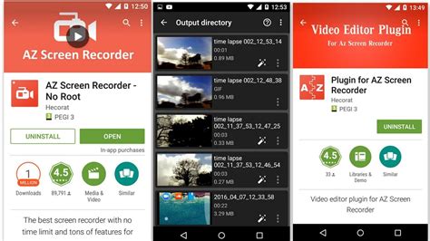 How To Use The Android Az Screen Recorder No Root New Plugin To Edit