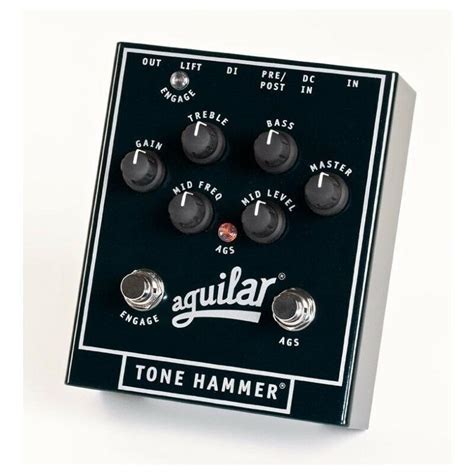 Aguilar Tone Hammer Preamp Direct Box Bass Effects Di Box Pedal Aguilar