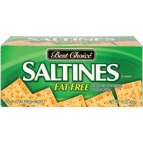 Best Choice Fat Free Saltines Shop Sun Fresh