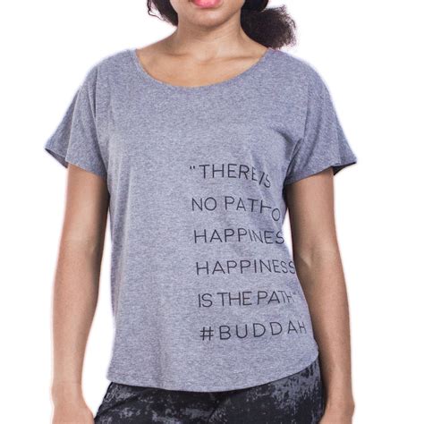 Womens Yoga T Shirt With Inspirational Quote