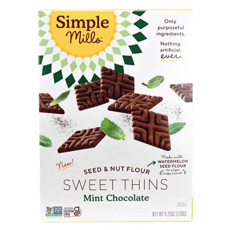 Simple Mills Sweet Thins Mint Chocolate At Natura Market