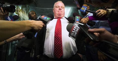 Mayor Rob Ford Toronto Police Obtain Video Of City Mayor Smoking