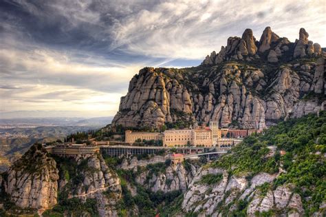 Landscape Spain Hdr Nature Building Mountain Clouds Wallpapers Hd Desktop And Mobile