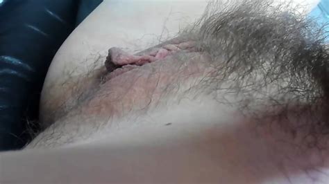 Teasing Her Super Hairy Pussy Pink Pussy