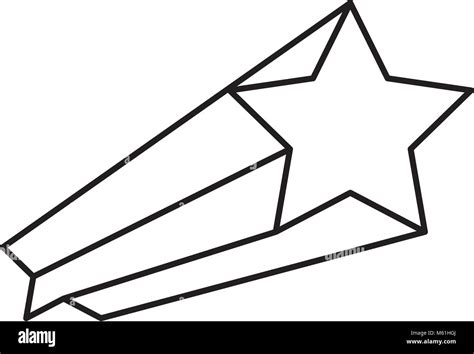 Shooting Star Isolated Icon Stock Vector Image And Art Alamy