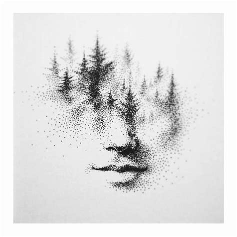 Simple Yet Intense Stipple Art To Help You See The Details