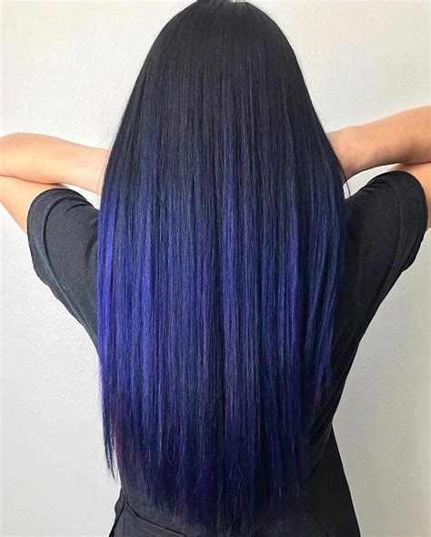 Midnight Cobalt Blue Hair Color By Lors Hair Haircolor Color
