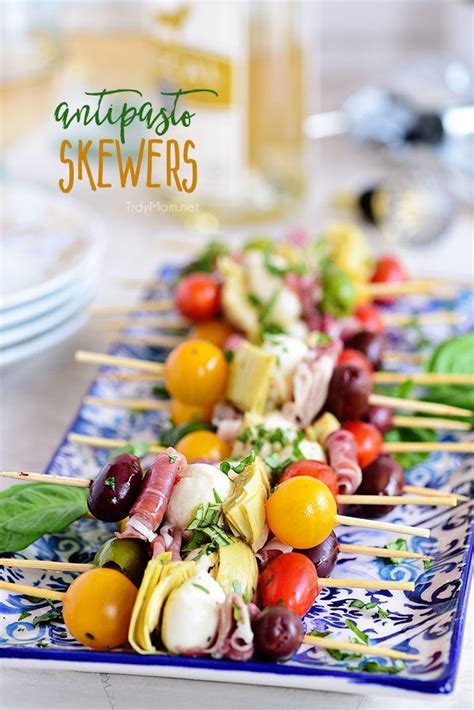 All recipes can be make ahead or served cold or hot! Antipasto Skewers | Recipe | Antipasto skewers, Make ahead ...
