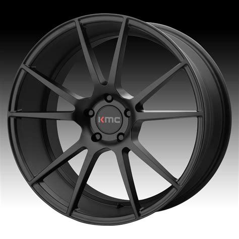 Kmc Km709 Flux Satin Black Custom Wheels Rims Kmc Custom Wheels