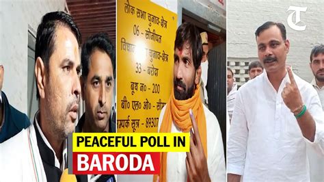 Polling Concludes For Baroda Bypoll In Haryana Youtube