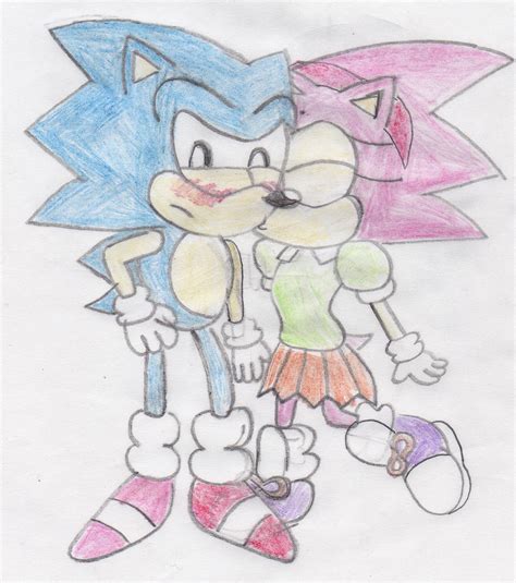 Sonic And Amy By Classicsonicsatam On Deviantart