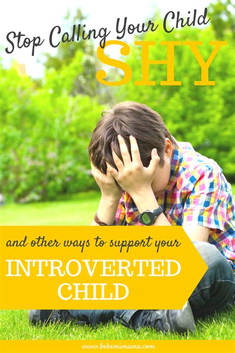 6 Ways To Support Your Introverted Child Bohemimama Kids Feelings