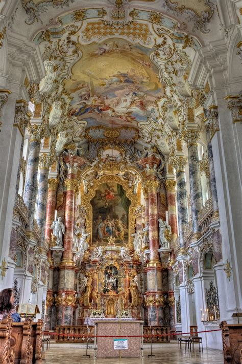 Wieskirche Baroque Interior Rococo Era Architecture