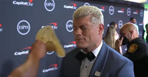 Wwes Cody Rhodes Gets Slapped With A Tortilla At The Espys Flipboard