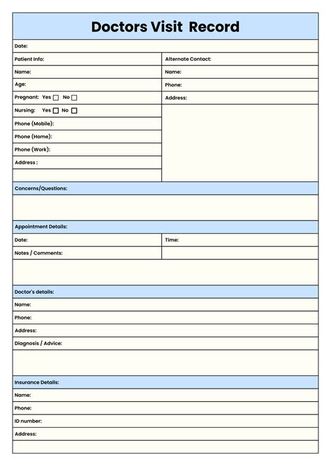 Free Printable Medical Office Forms